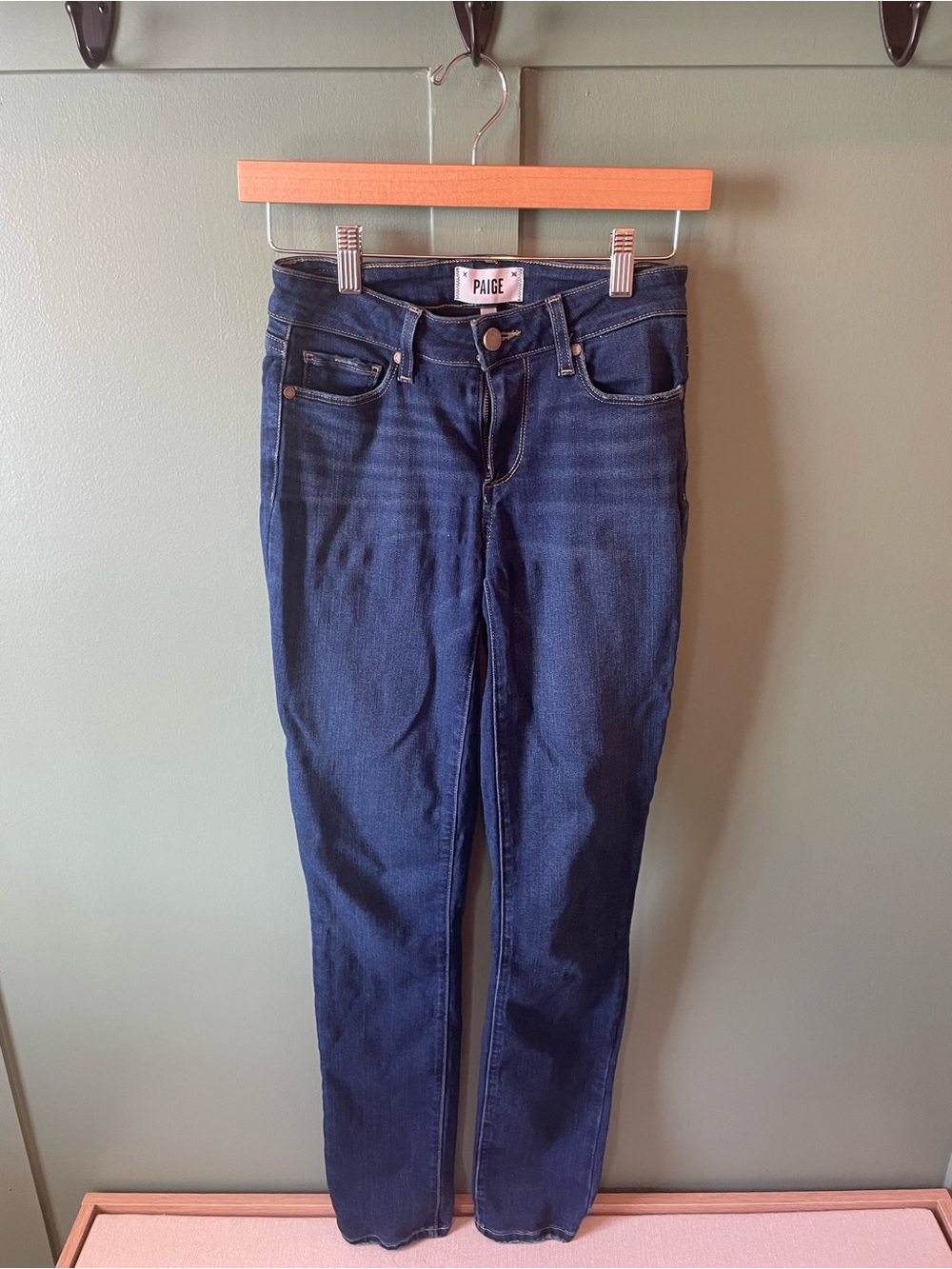 PAIGE Dark Blue Skinny Jeans - Classic Slim